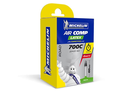 MICHELIN Aircomp Latex tube 700 x 22-23c Presta 60 mm